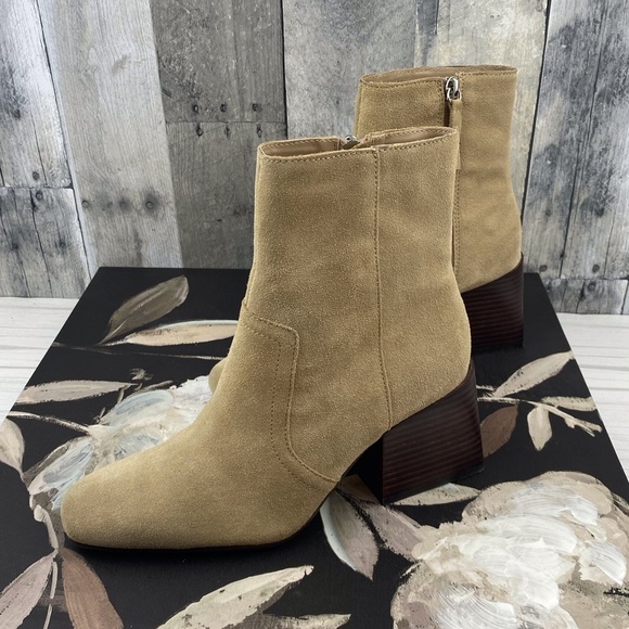 Blondo Salome Taupe Suede by Blondo Waterproof in Taupe Brown Size 7.5. - Picture 2 of 15